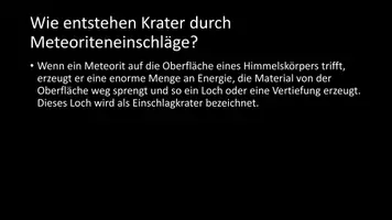Vorschau - Arbeitsblätter - AB mit Fragen zum Thema "Krater" + Lösungsblatt - Seite 3