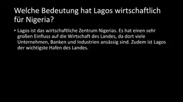 Vorschau - Arbeitsblätter - AB mit Fragen zum Thema "Lagos" + Lösungsblatt - Seite 3