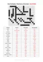 Vorschau - Arbeitsblätter - Word Search: 18 Important Past Participles - Seite 2