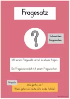 Vorschau - Poster - Satzarten und Satzzeichen_Merk-Plakate und Tafelmaterial - Seite 3