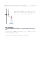 Vorschau - Arbeitsblätter - Rechenübung zur Titration mehrprotoniger Säuren (Phosphorsäure) inkl. Lösung - Deckblatt