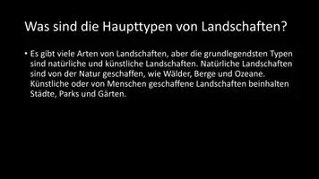 Vorschau - Arbeitsblätter - AB mit Fragen zum Thema "Landschaft" + Lösungsblatt - Seite 3