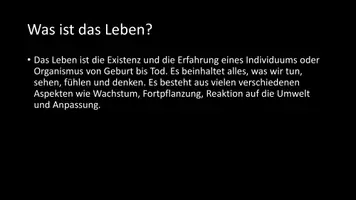 Vorschau - Arbeitsblätter - AB mit Fragen zum Thema "Leben" + Lösungsblatt - Seite 2