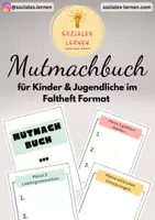 Vorschau - Arbeitsblätter - Mutmachbuch für Kinder und Jugendliche im Faltheft Format - Deckblatt