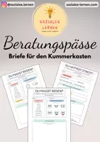 Vorschau - Arbeitsblätter - Beratungspässe - Briefe für den Kummerkasten - Deckblatt