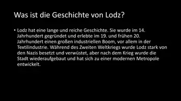 Vorschau - Arbeitsblätter - AB mit Fragen zum Thema "Lodz" + Lösungsblatt - Seite 3
