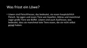 Vorschau - Arbeitsblätter - AB mit Fragen zum Thema "Löwe" + Lösungsblatt + Infografik - Seite 3