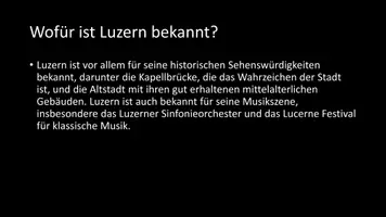 Vorschau - Arbeitsblätter - AB mit Fragen zum Thema "Luzern" + Lösungsblatt - Seite 2
