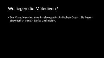 Vorschau - Arbeitsblätter - AB mit Fragen zum Thema "Malediven" + Lösungsblatt + Infografik - Seite 3