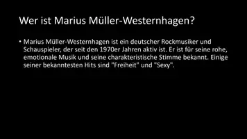 Vorschau - Arbeitsblätter - AB mit Fragen zum Thema "Marius Müller-Westernhagen" + Lösungsblatt + Infografiken - Seite 3