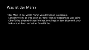 Vorschau - Arbeitsblätter - AB mit Fragen zum Thema "Mars" + Lösungsblatt + Infografik - Seite 3