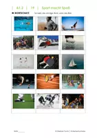 Vorschau - Unterrichtsreihen - DaZ-Kurs A1.2-19 Sport macht Spaß/ Adjektivsteigerung/ Perfekt - Seite 2