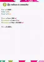 Aperçu - Apprentissages en autonomie - Fiche de révisions CRPE - Les conversions - Page 2