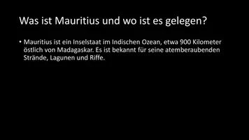 Vorschau - Arbeitsblätter - AB mit Fragen zum Thema "Mauritius" + Lösungsblatt - Seite 2