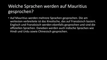 Vorschau - Arbeitsblätter - AB mit Fragen zum Thema "Mauritius" + Lösungsblatt - Seite 3