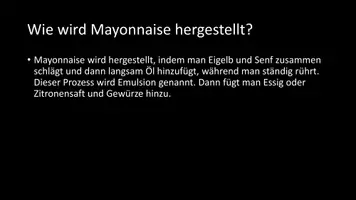 Vorschau - Arbeitsblätter - AB mit Fragen zum Thema "Mayonnaise" + Lösungsblatt - Seite 3