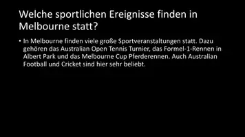 Vorschau - Arbeitsblätter - AB mit Fragen zum Thema "Melbourne" + Lösungsblatt - Seite 3