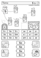 Vorschau - Arbeitsblätter - Lesegeister Wortanfang (Buchstabensynthese) - Seite 3