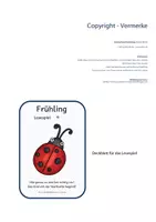 Vorschau - Stationenlernen - Lesespiele Klasse 1/2 - Ich habe wer hat FRÜHLING - 3-fach differenziert - Lesespiel Frühling Klasse 1/2 - Seite 3