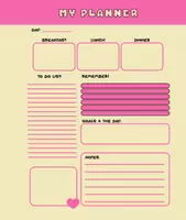Vista previa - Elementos para la creación de materiales - Daily Planner/ Español e Ingles - página 2