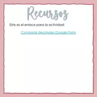 Vista previa - Evaluación - Comparar y ordenar decimales Google Form - página 2