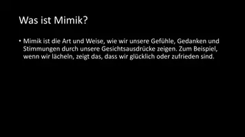 Vorschau - Arbeitsblätter - AB mit Fragen zum Thema "Mimik" + Lösungsblatt + Infografik - Seite 3