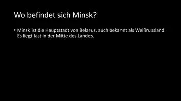 Vorschau - Arbeitsblätter - AB mit Fragen zum Thema "Minsk" + Lösungsblatt - Seite 2