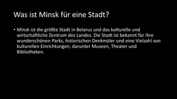 Vorschau - Arbeitsblätter - AB mit Fragen zum Thema "Minsk" + Lösungsblatt - Seite 3
