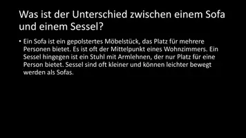 Vorschau - Arbeitsblätter - AB mit Fragen zum Thema "Möbel" + Lösungsblatt - Seite 3