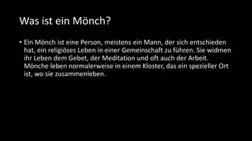 Vorschau - Arbeitsblätter - AB mit Fragen zum Thema "Mönche" + Lösungsblatt - Seite 2