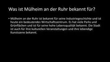 Vorschau - Arbeitsblätter - AB mit Fragen zum Thema "Mülheim an der Ruhr" + Lösungsblatt - Seite 3
