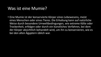 Vorschau - Arbeitsblätter - AB mit Fragen zum Thema "Mumie" + Lösungsblatt + Infografik - Seite 2