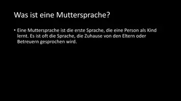 Vorschau - Arbeitsblätter - AB mit Fragen zum Thema "Muttersprache" + Lösungsblatt - Seite 2