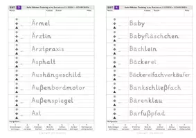 Vorschau - Arbeitsblätter - Schreibtraining in GS - Wörter mit schwierigen Buchstaben - Seite 3