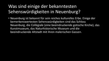 Vorschau - Arbeitsblätter - AB mit Fragen zum Thema "Neuenburg" + Lösungsblatt - Seite 3