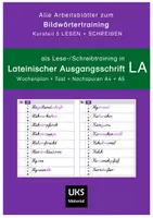 Vorschau - Arbeitsblätter - Schreibtraining in LA - Wörter mit schwierigen Buchstaben - Deckblatt