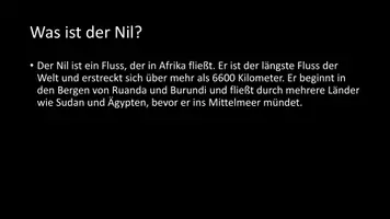 Vorschau - Arbeitsblätter - AB mit Fragen zum Thema "Nil" + Lösungsblatt + Infografik - Seite 3