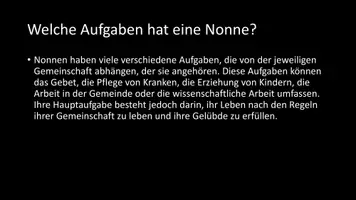Vorschau - Arbeitsblätter - AB mit Fragen zum Thema "Nonnen" + Lösungsblatt - Seite 3