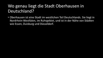 Vorschau - Arbeitsblätter - AB mit Fragen zum Thema "Oberhausen" + Lösungsblatt - Seite 2