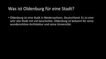 Vorschau - Arbeitsblätter - AB mit Fragen zum Thema "Oldenburg (Niedersachsen)" + Lösungsblatt - Seite 2