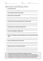 Vorschau - Arbeitsblätter - AB mit Fragen zum Thema "Mexiko-Stadt" + Lösungsblatt + Infografik - Deckblatt