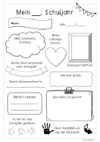 Vorschau - Arbeitsblätter - Materialpaket Schuljahresrückblick - Seite 3