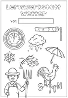 Vorschau - Unterrichtsreihen - Das Wetter - Lernwerkstatt mit vielen Bastelvorlagen - Seite 1