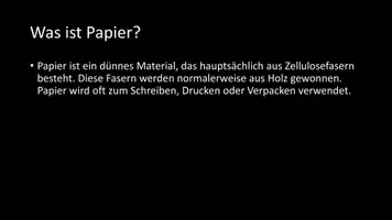 Vorschau - Arbeitsblätter - AB mit Fragen zum Thema "Papier" + Lösungsblatt + Infografik - Seite 3