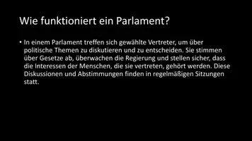 Vorschau - Arbeitsblätter - AB mit Fragen zum Thema "Parlament" + Lösungsblatt - Seite 3