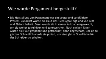 Vorschau - Arbeitsblätter - AB mit Fragen zum Thema "Pergament" + Lösungsblatt - Seite 3