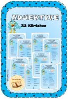 Vorschau - Fördermaterial/Inklusion - ADJEKTIVE finden - Kärtchen - Deckblatt