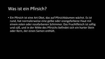 Vorschau - Arbeitsblätter - AB mit Fragen zum Thema "Pfirsich" + Lösungsblatt - Seite 2