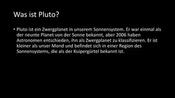 Vorschau - Arbeitsblätter - AB mit Fragen zum Thema "Pluto" + Lösungsblatt + Infografik - Seite 3