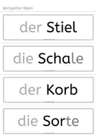 Vorschau - Arbeitsblätter - Äpfel und Apfelbaum im Herbst: Wortschatzheft und Wortspeicher - Seite 3